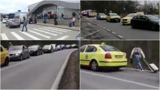 Şi-au abandonat maşinile pe şosea şi au fugit cu bagajele ca să prindă avionul. Haos pe Aeroportul din Iaşi