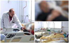 Ultimele clipe din vieţile bolnavilor de cancer de la spitalul din Reşiţa: murdari, căzuţi prin saloane şi abandonaţi