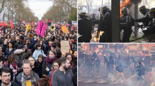 Francezii nu pleacă din stradă până când Macron nu renunță la reforma pensiilor. Nu vor să muncească în plus: "E preşedintele haosului"