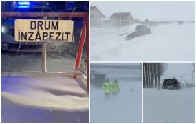 Ninge de 5 zile în Moldova. Salvatorii au înfruntat nămeţi de peste 2 metri în Botoşani. Strat record de zăpadă pentru luna aprilie