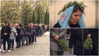Mii de credincioşi au celebrat Floriile în bisericile din ţară: "Am venit cu gândul să fie pace". Semnificaţia salciilor sfinţite astăzi de preoţi