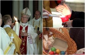 Paştele catolic, sărbătorit de peste un milion de credincioşi, în toată ţara: "Venim cu speranţă şi plecăm cu lumină în suflet"