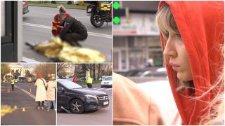 Monica Odagiu, prima reacţie după ce a accidentat mortal un pieton în Capitală. În maşină se afla şi sora ei, Ana