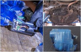 Misterul bombei găsite sub o mașină, într-un service din București. Polițiștii s-au plimbat cu ea până la secție, apoi s-au gândit să cheme pirotehniștii