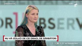 Cum să eviţi depresia de sărbători? Sfaturi de la psihoterapeutul Sabrina Strugariu