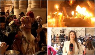 Mădălina Iacob, corespondenţă de la Ierusalim în Joia Mare. Patriarhul Ierusalimului a oficiat slujba spălării picioarelor