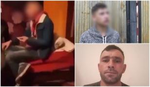 Tinerii umiliţi şi puşi să mănânce sticlă de patru indivizi povestesc calvarul. "I-a pus cuţitul la gât"