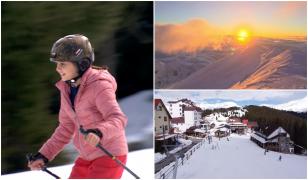 Staţiunea de la munte în care stratul de zăpadă are jumătate de metru