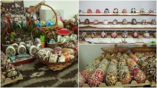 Ciocănești, comuna muzeu care păstrează vie datina încondeierii ouălor. Motivele tradiționale decorează casele și instituțiile din localitate