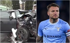 Ciro Immobile, implicat într-un accident violent alături de fetele lui, la Roma. Land Rover-ul s-a făcut zob, după ce a fost izbit de tramvai
