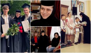 150 de copii îi spun "mamă". Fostă gimnastă de performanţă, Maica Ecaterina şi-a dedicat viaţa micuţilor abandonaţi de lume şi de soartă