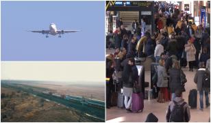 CFR-ului "îi zboară" călătorii, tot mai mulţi români preferă avionul. Ruta pe care biletul e mai ieftin cu 30 de lei şi drumul mai scurt cu 7 ore