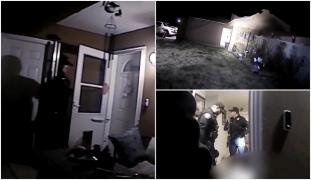 Momentul şocant în care un american este ucis din greşeală de poliţişti. Agenţii l-au împuşcat deşi au fost anunţaţi că sunt la adresa greşită