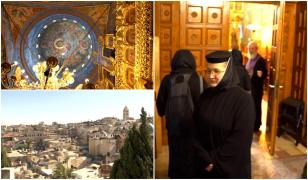 Drapelul României, arborat în inima Ierusalimului. Povestea măicuţei care slujeşte aici de 21 de ani. Este legătura românilor cu Oraşul Sfânt