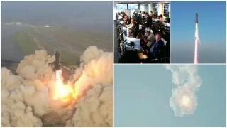 SpaceX a lansat cea mai puternică rachetă construită vreodată. Starship a explodat în timpul zborului