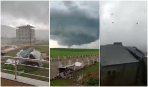 Imagini înfricoşătoare filmate în Kahramanmaraş. Doi morţi şi zeci de răniţi, după ce o tornadă a lovit clădirile deja şubrezite de cutremure