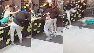 Nepalez atacat cu maceta la Shaormeria Băneasa din Calea Vitan. Disperat, a sărit peste tejghea ca să scape cu viață