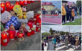 Primele măsuri, după protestele de la Leţcani. Locul tragediei a devenit altar pentru micuţul Luca, băieţelul de 3 ani decapitat pe trecerea de pietoni