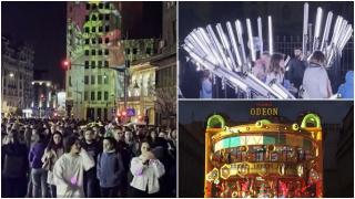 Spotlight 2023. Calea Victoriei, transformată într-o adevărată expoziţie de artă digitală. Până când pot fi admirate instalaţiile luminoase