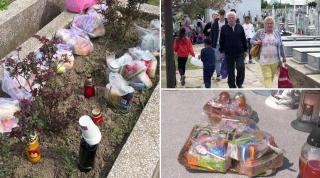 Ce semnificație are Paștele Blajinilor. Cimitirele s-au umplut iar de credincioși: "Copiii vor duce mai departe acest obicei minunat"