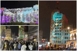 Marile atracţii de la Spotlight 2023. În 3 ore, peste 50.000 de oameni au admirat proiecţiile de pe Calea Victoriei