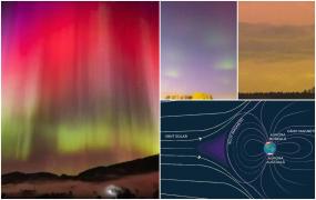 Fenomen rar pe cerul României: Cum a fost posibilă apariția aurorei boreale la noi. Experții spun că am putea avea același spectacol și luni seara