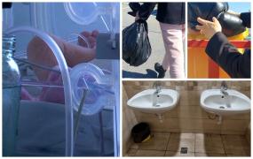 Miracolul dintre gunoaie! La doar câteva ore de viață, un bebeluș din Vâlcea a renăscut, după ce a fost aruncat de mama lui. Femeia îl vrea acum înapoi