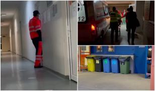 Femeia care şi-a abandonat nou-născutul într-un magazin din Vâlcea, identificată. Angajaţii au căutat o oră până au găsit băieţelul într-un sac