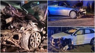 Tânăr de 18 ani, în comă după ce maşina în care se afla s-a izbit violent de un alt vehicul, în Suceava. Alte patru persoane sunt rănite