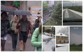 Reacţia turiştilor străini după ce au venit să viziteze Bucureştiul primăvara, dar au dat de frig şi ploi