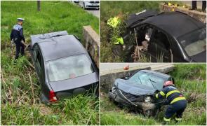 Filmul accidentului înfiorător din Argeş în care o fetiță de 10 luni a murit în maşina condusă de bunică. Copila se afla în brațele mamei