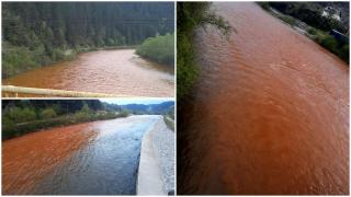 Alerta de poluare pe Bistrița cauzată de fosta mină Isipoaia. Concentrații mari de fier, zinc și cupru în apa râului, localnicii sfătuiți să nu bea apa