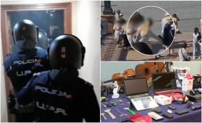 Românce, filmate în Spania cum fură din buzunarele turiştilor. Cum reacţionează hoaţele atunci când sunt prinse