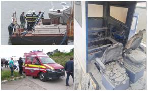 Şalupa Poliției de Frontieră care a luat foc din senin abia fusese recepţionată. Speriate, cu arsuri, victimele au reuşit să stingă singure incendiul