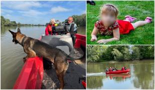 Fetița de 7 ani dispărută în apele Mureșului, după ce s-a răsturnat cu barca, este căutată și de scafandri voluntari din Olanda