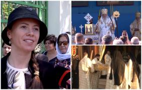 "Cu cât stai mai mult la coadă, cu atât e darul mai mare". Sute de români s-au închinat la racla cu moaştele Sfinţilor Împăraţi Constantin şi Elena