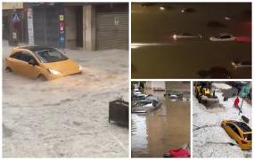 Ciclonul mediteranean care se îndreaptă spre România a făcut prăpăd în Spania. Gheață adunată de pe străzi cu buldozere, după o cădere masivă de grindină