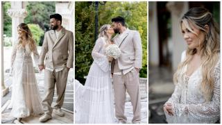 Primele imagini de la nunta Ginei Pistol cu Smiley. După ceremonia grandioasă, proaspeții căsătoriți pleacă în luna de miere în sudul Franței