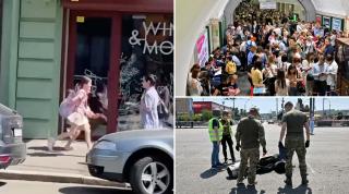 Momentul în care metroul din Kiev s-a umplut de oameni, la bombardamentul cu rachete Iskander. Sirenele au răsunat în toată capitala