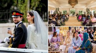 Imagini fabuloase de la nunta Prinţului Hussein al Iordaniei cu Rajwa, o arhitectă de 29 de ani