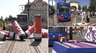 Întreceri inedite la Campionatul european de vatmani de la Oradea. Au jucat biliard cu vagoanele