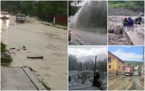 "N-am văzut aşa ceva, de când sunt".  Vremea la extreme a provocat dezastru în aproape toată țara. Puhoaiele au măturat totul în calea lor