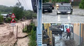 "Aoleu, să nu ne ia maşina!". Cod roşu de nenorociri. Momente de groază în timpul furtunilor necruțătoare