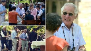 La picnic cu Regele Charles. 40 de localnici din Valea Zălanului au avut parte de experiența vieții lor: "E o mare onoare pentru noi"