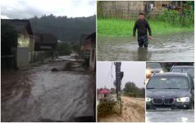 "Vai de noi şi de noi! Uitaţi-vă câtă apă e, băi frate!" O femeie din Argeş a murit, după ce a fost luată de ape. Puhoaiele au măturat totul în calea lor
