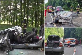 Şi-a condus iubita spre moarte: Cei doi tineri din Suceava au pierit tragic după ce şoferul de 25 de ani a adormit la volan şi a lovit o altă maşină şi un TIR