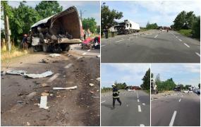 Drumul morţii E 85 şi-a cerut din nou tributul: O persoană a murit, iar o alta a fost rănită, după ce o autoutilitară a intrat în coliziune cu un TIR, în Mărăşeşti