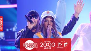 Te cunosc de undeva! 10 iunie 2023. Codruța Filip și Valentin Sanfira, show total: S-au transformat în Blu Cantrell și Sean Paul