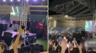 Absolvenți de liceu, înjurați pe banii primăriei de "artiștii urbani" chemați să le cânte pe scenă, la festivitate