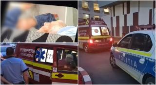 Paramedic din Botoșani, lovit cu telefonul în cap de un pacient în ambulanță. Bărbatul de 66 de ani, transportat la Psihiatrie după accesul de furie